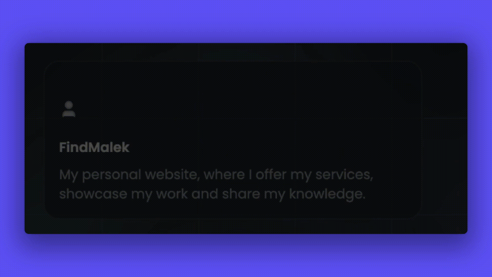Project hover animation